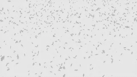 A loopable video of snowflakes moving from top right to bottom left with a trans Stock Footage 313723948