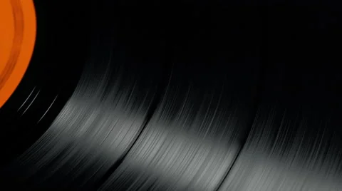 Loopable: Vinyl Record Spinning on Turntable at 33 RPM Stock Footage 50086389