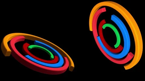 Looped 3d animation. Abstract background. Stock Footage 341278535
