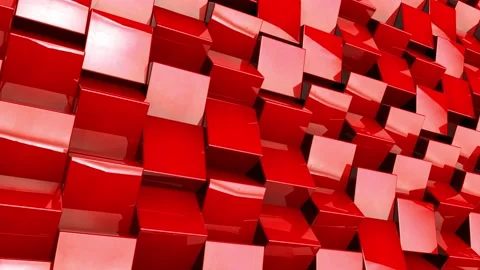 Looped 3D background from cubes Vídeo Stock 146627343