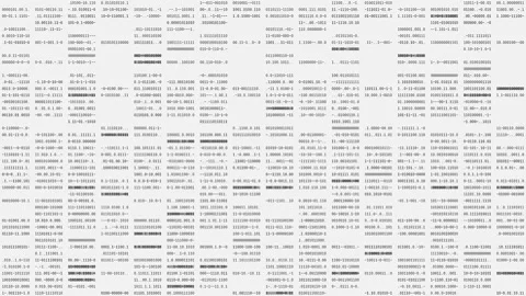Looped 3D monochrome binary data on a clean white digital grid Stock Footage 344172491