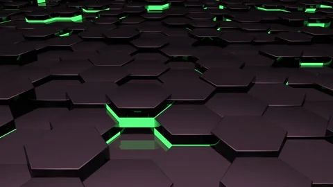 Looped 3D mosaic Stock Footage 145374482