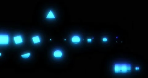 Looped 4k animation. Abstract geometry background. Ideal creative modern Stock Footage 168629408