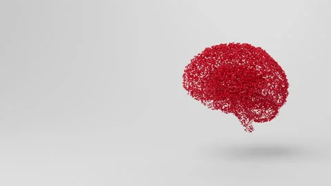 Looped 4K Animation of a brain Stock Footage 226609257