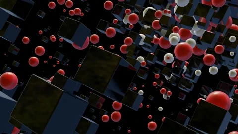 Looped Abstract Animation Background, Full HD 스톡 동영상 172124395
