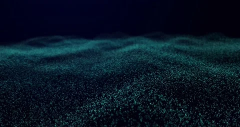 Looped Abstract Animation with A Chaotic Array Of Particles. Stock Footage 153621474
