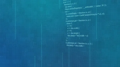 Looped abstract animation of software developer programming code computer script Stock Footage 152424328