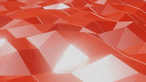 Looped abstract background closeup animation of shiny triangles. Stock Footage 111868945