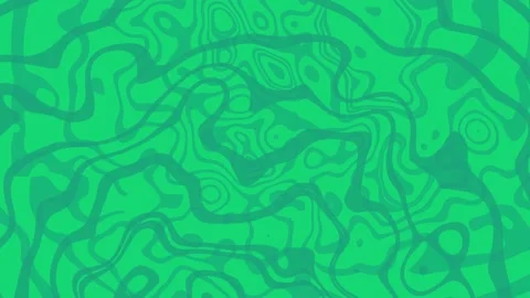 Looped abstract background. Green liquid oil waves. Nice abstract design 4K Stock Footage 154884802