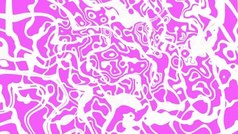 Looped abstract background. Pink white liquid oil waves. Nice abstract 4K video Stock Footage 154884876
