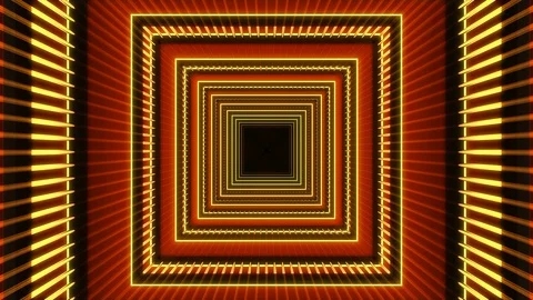 Looped Abstract Endless Corridor Stock Footage 99490001