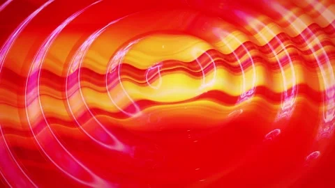 Looped abstract fluid background multicolor marble style. Beautiful glossy wavy Stock Footage 136514184