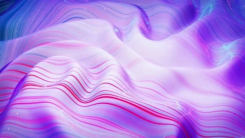 Looped abstract fluid background multicolor marble style. Beautiful glossy wavy Stock Footage 136514710
