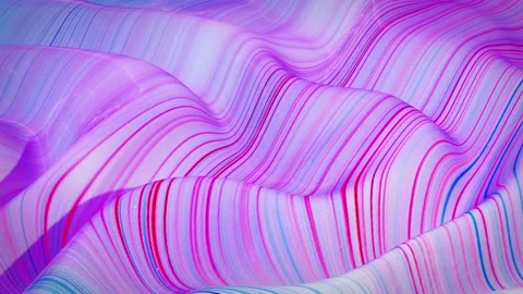 Looped abstract fluid background multicolor marble style. Beautiful glossy wavy Stock Footage 148507936