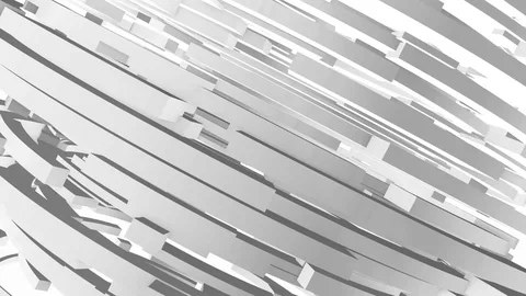 Looped abstract geometric background. Circular segments rotate. Stock Footage 84912107
