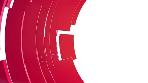 Looped abstract geometric background. Circular segments rotate. Stock Footage 84925561