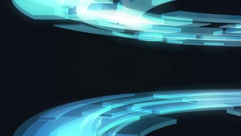 Looped abstract geometric background. Circular segments rotate. Stock Footage 84927978