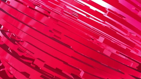 Looped abstract geometric background. Circular segments rotate. Stock Footage 84929309