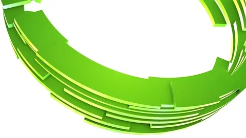 Looped abstract geometric background. Circular segments rotate. Stock Footage 84931656