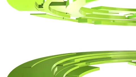 Looped abstract geometric background. Circular segments rotate. Stock Footage 84931794