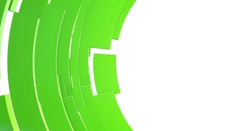 Looped abstract geometric background. Circular segments rotate. Stock Footage 84932436