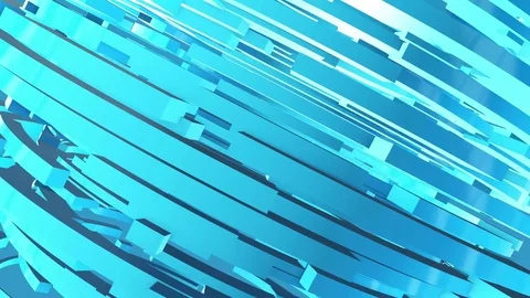 Looped abstract geometric background. Circular segments rotate. Stock Footage 84938457