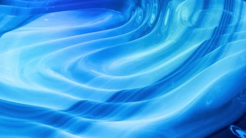 Looped abstract liquid background with wavy sparkling pattern on shiny glossy Stock Footage 140990043