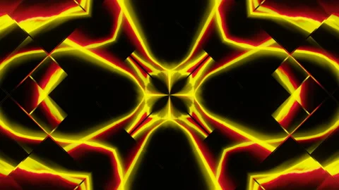 Looped Abstract Visual Background for Music Concerts 097 Stock Footage 219928028