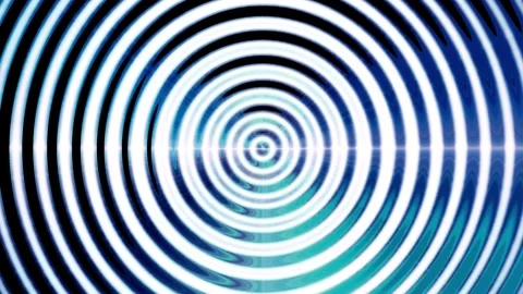 Looped abstract wavy spiral pattern. smooth silk shiny liquid motion. Stock Footage 336707799