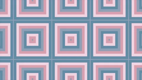 Looped abstraction - Squares appear one from the other. Stock Footage 99137571
