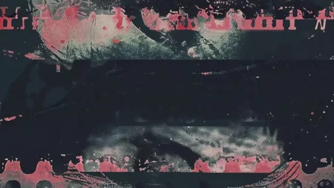 Looped Analog Grunge Texture Design Stock Footage 300326877