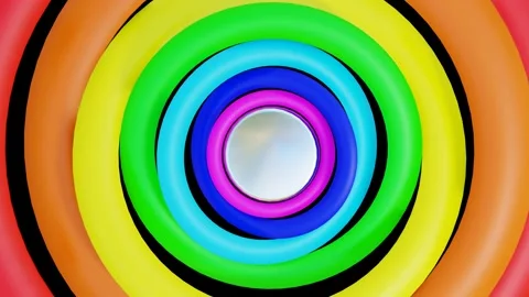 looped animated 3D background. rotating ... | Stock Video | Pond5