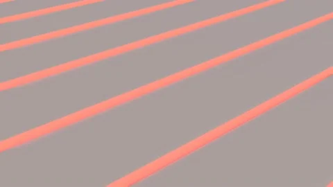 Looped animated 3D background. rotating white-black stripes with a luminous edge Stock Footage 233061001