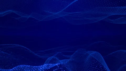 Looped Animated Technology Background with Dots and Lines Stock Footage 296166590