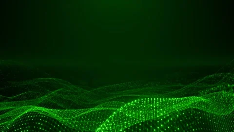 Looped Animated Technology Background with Dots and Lines Stock Footage 296166593