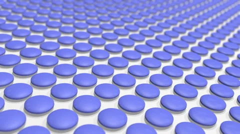 A looped animation of blue tablets Stock Footage 60718086