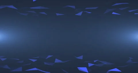 Looped animation of the evolution of two surfaces above and below in the for Stock Footage 240116613