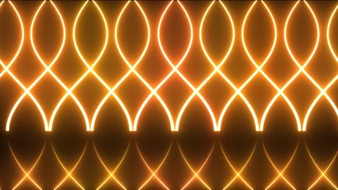 Looped animation of glowing lines. Video stock 125453343