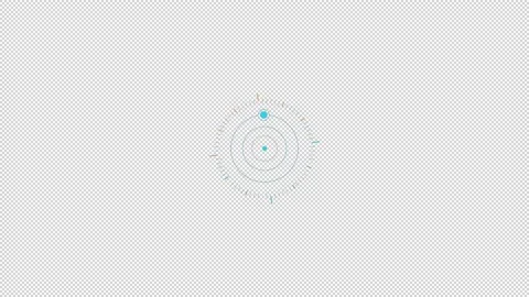 Looped animation of measuring circular s... | Stock Video | Pond5