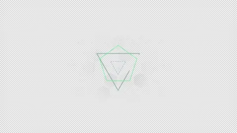 Looped animation of simple geometric sha... | Stock Video | Pond5