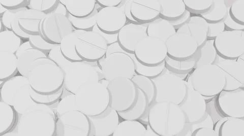 A looped animation of tablets Stock Footage 60700274