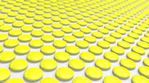 A looped animation of yellow tablets Vídeo Stock 60710259