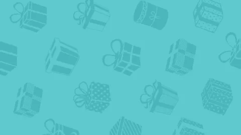 Looped Background Gifts Stock Footage 69111853