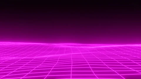 Looped background video of retro waves Stock Footage 277234218