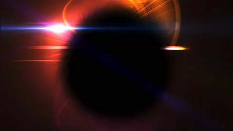 Looped dark background with bright light, circular motion Stock Footage 139337955