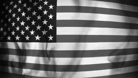 Looped Dramatic Waving American Flag Background, Suitable For Events Or Edit Stock Footage 288278033