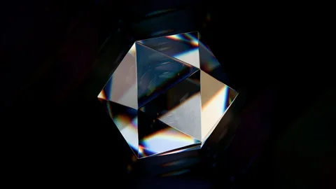 Looped  dynamic animation of a 3d figure made of liquid glass material. Anim Stock Footage 327613195