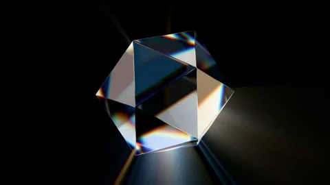 Looped dynamic animation of a 3d figure made of liquid glass material. Anima Stock Footage 327613895