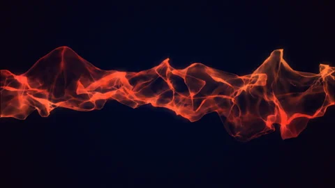 Looped energy waves background 動画素材 133845922