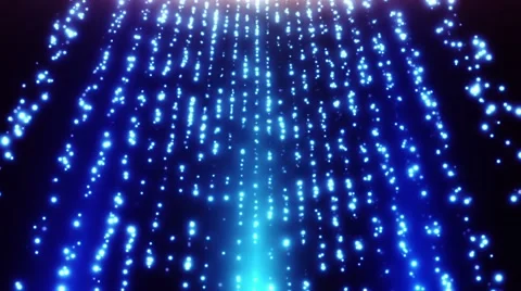 Looped Falling Glowing Dust Particles Mo... | Stock Video | Pond5